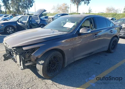 2015 Infiniti Q50 Premium из США, поврежденный, VIN JN1BV7AP8FM355842